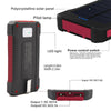 Waterproof Solar Power Bank 10000mah Dual-USB